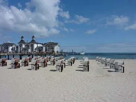 Die berühmte Seebrücke von Sellin.