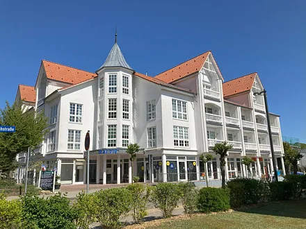 Das Haus Baltic in Sellin - nur ca. 100m von der Wilhelmstraße entfernt. 