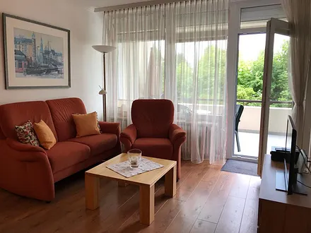 Wohnzimmer Sitzecke am Fenster