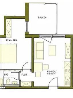 Aufteilung Ferienwohnung Strandversteck