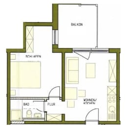 Aufteilung Ferienwohnung Strandversteck