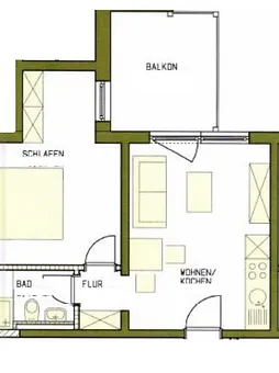 Aufteilung Ferienwohnung Strandversteck
