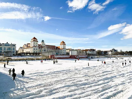 Binz mit Schnee 