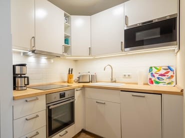 Die Pantry-Küche im Flurbereich