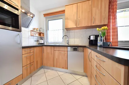 Küchenzeile im Wohnzimmer