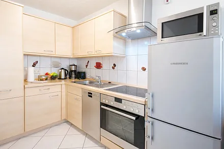 Küchenzeile im Wohnzimmer