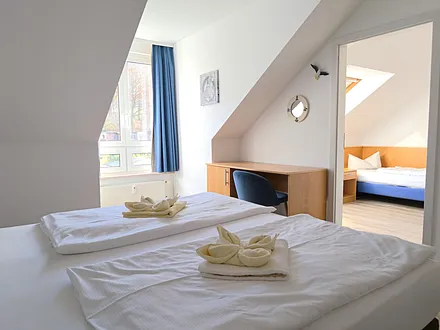 Schlafzimmer Nr. 1 mit Doppelbett