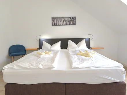 Schlafzimmer Nr. 1 mit Doppelbett