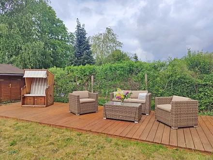 Sitzbereich/Terrasse im Garten