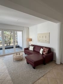 Schlafcouch im Wohnzimmer