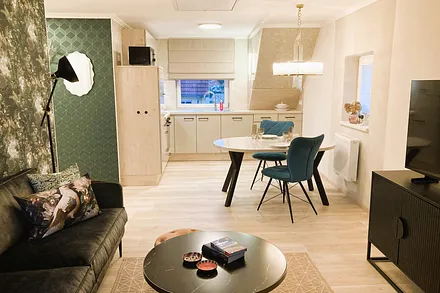 Blick zur Küchenzeile ...