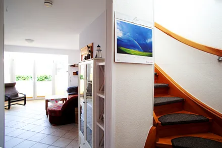 Aufgang ins Obergeschoß