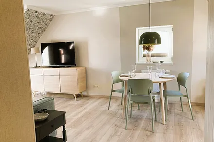 Der komfortable Eßplatz.