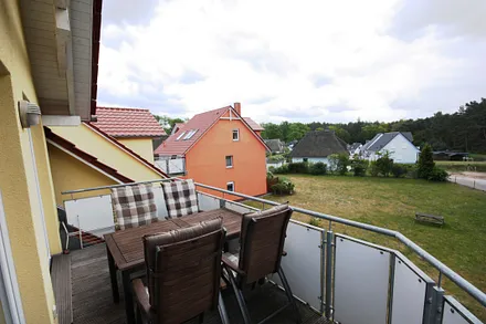 Blick vom Balkon