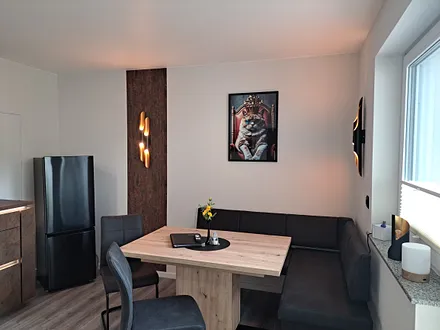 moderner Sitzbereich in der Küche