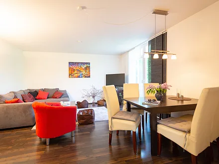 Der liebevoll eingerichtete Wohnbereich