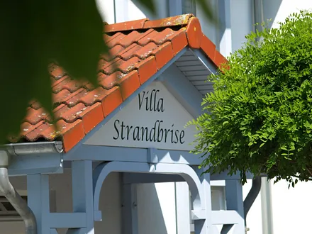Die Villa Strandbrise von außen