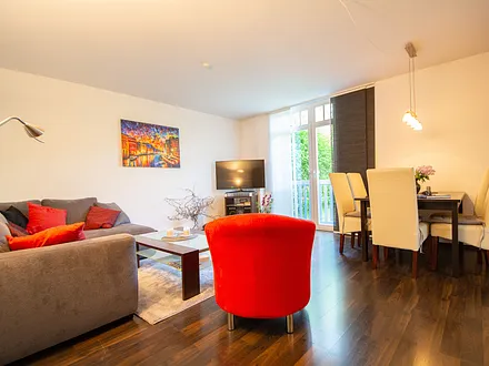 Der offene Wohn- und Essbereich