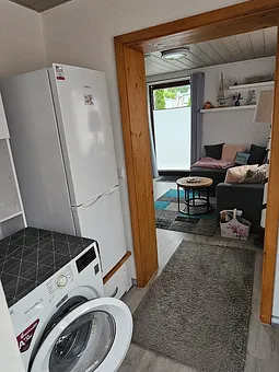 Flurbereich mit Waschmaschine 
