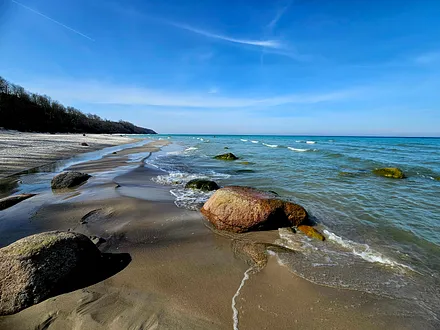 Traumstrand im Frühjahr