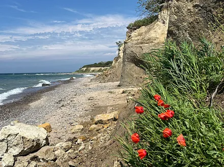 malerische Küste nahe der Ferienwohnung Traumstrand