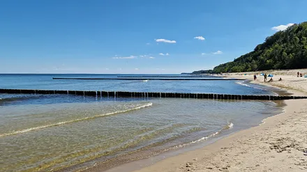 Strand in Nähe der Seebrücke
