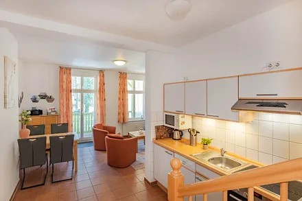 Wohnbereich mit Küchenzeile