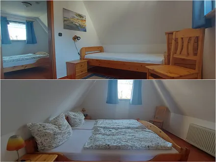 Schlafen 1 und 2 im OG mit Dachschrägen