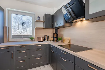 voll ausgestattete Küche