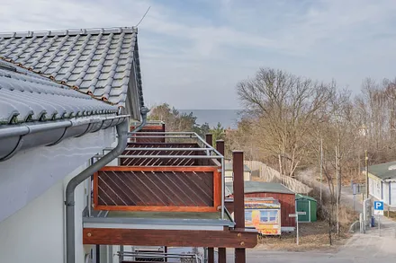 Ostseeblick vom Balkon