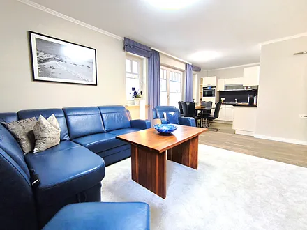 Wohnbereich mit Schlafcouch