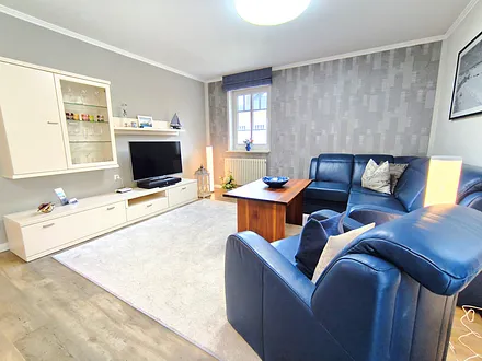 Wohnbereich mit Schlafcouch