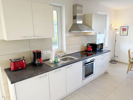 Haus Möwe Wohnung 01 - moderne Küchenzeile