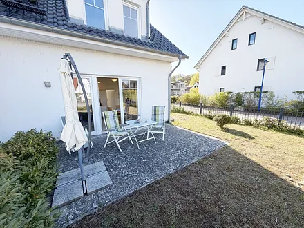 Haus Möwe - Terrasse von der Wohnung 01