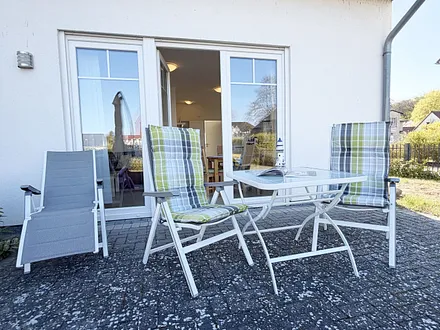 Haus Möwe - Terrasse von der Wohnung 01