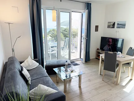 Villa Düne Whg. 19 Penthouse - Wohnzimmer