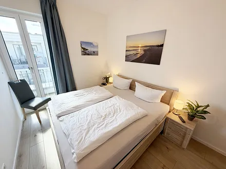 Villa Düne Whg. 19 Penthouse - Schlafzimmer