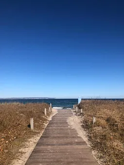 Weg zum Strand