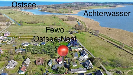 Traumlage zwischen Ostseestrand und Achterwasser