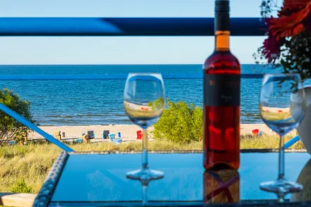 Balkon mit Meerblick
