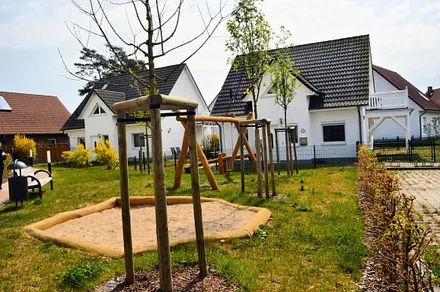 Spielplatz vor dem Ferienhaus