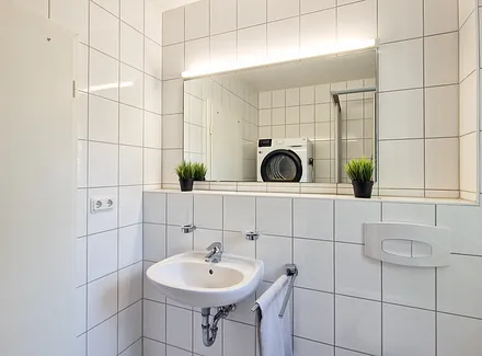 2. Duschbad mit Waschmaschine & Trockner