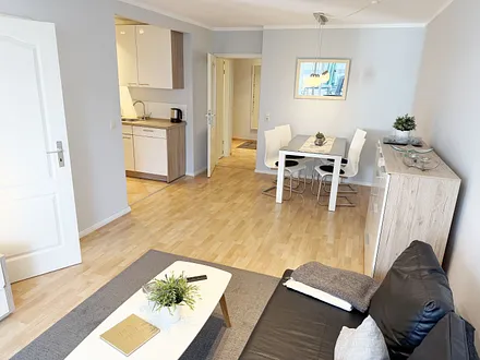 Ferienwohnung 01 Strandgut - Wohnzimmer