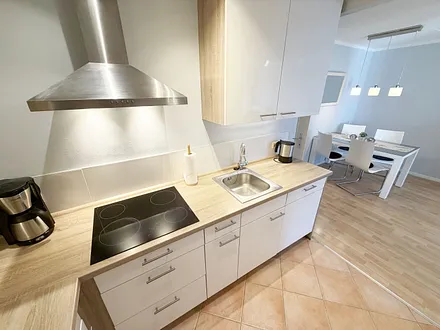Ferienwohnung 01 Strandgut - Kochbereich