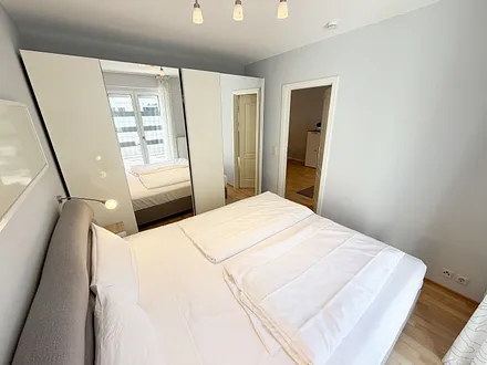 Ferienwohnung 01 Strandgut - Schlafzimmer