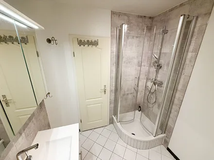 Ferienwohnung 01 Strandgut - Badezimmer