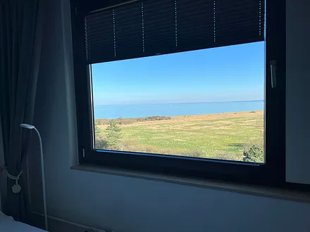 Blick aus dem Schlafzimmerfenster