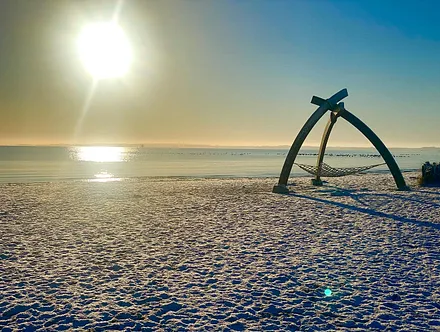 Schaukel am Strand