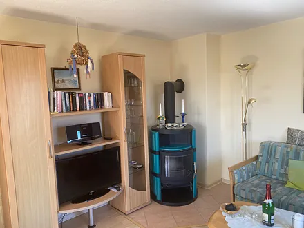 Kamin im Wohnzimmer