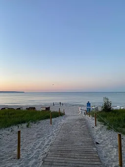 Strandabgang in Binz